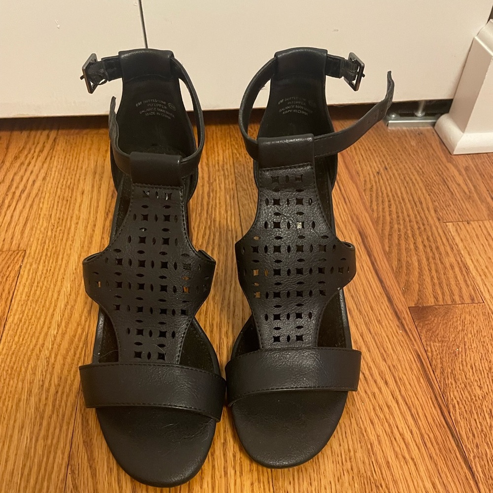 Black High heel sandals
